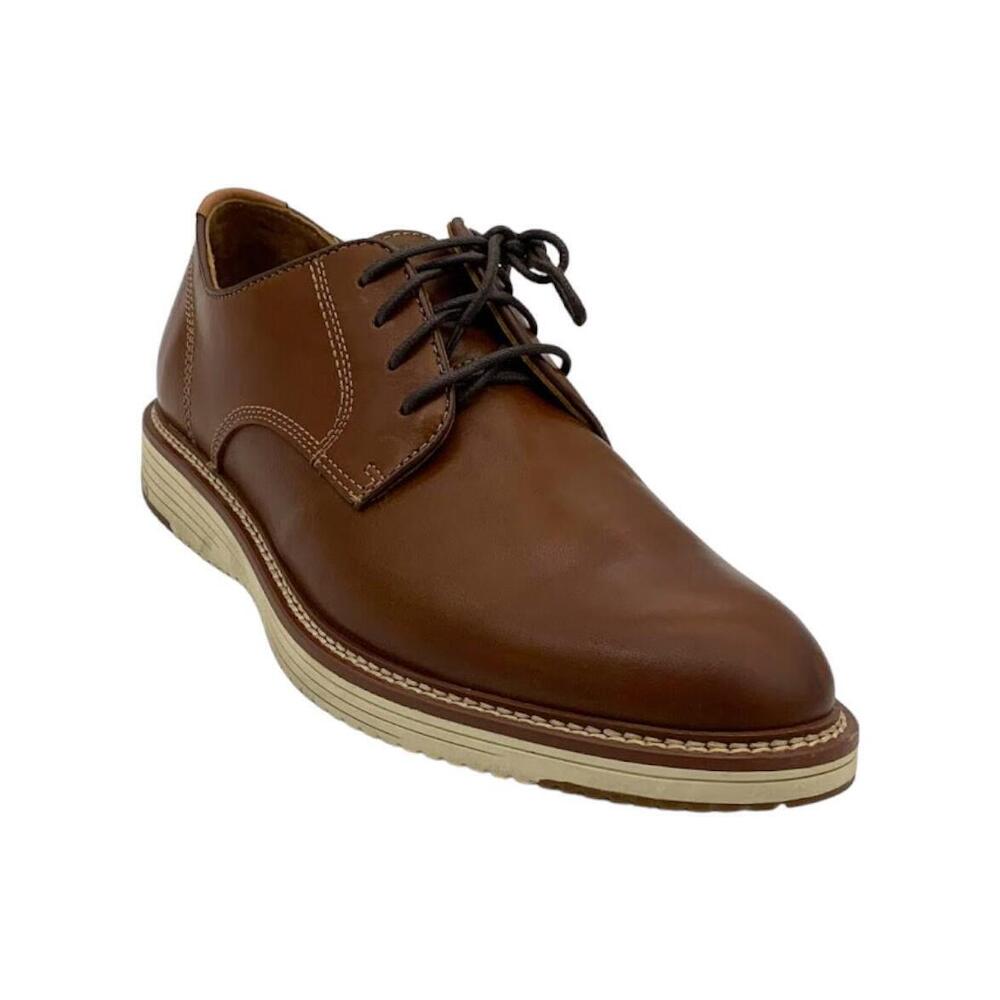 Johnston & Murphy Upton Plain Toe Oxford Tan - Medium